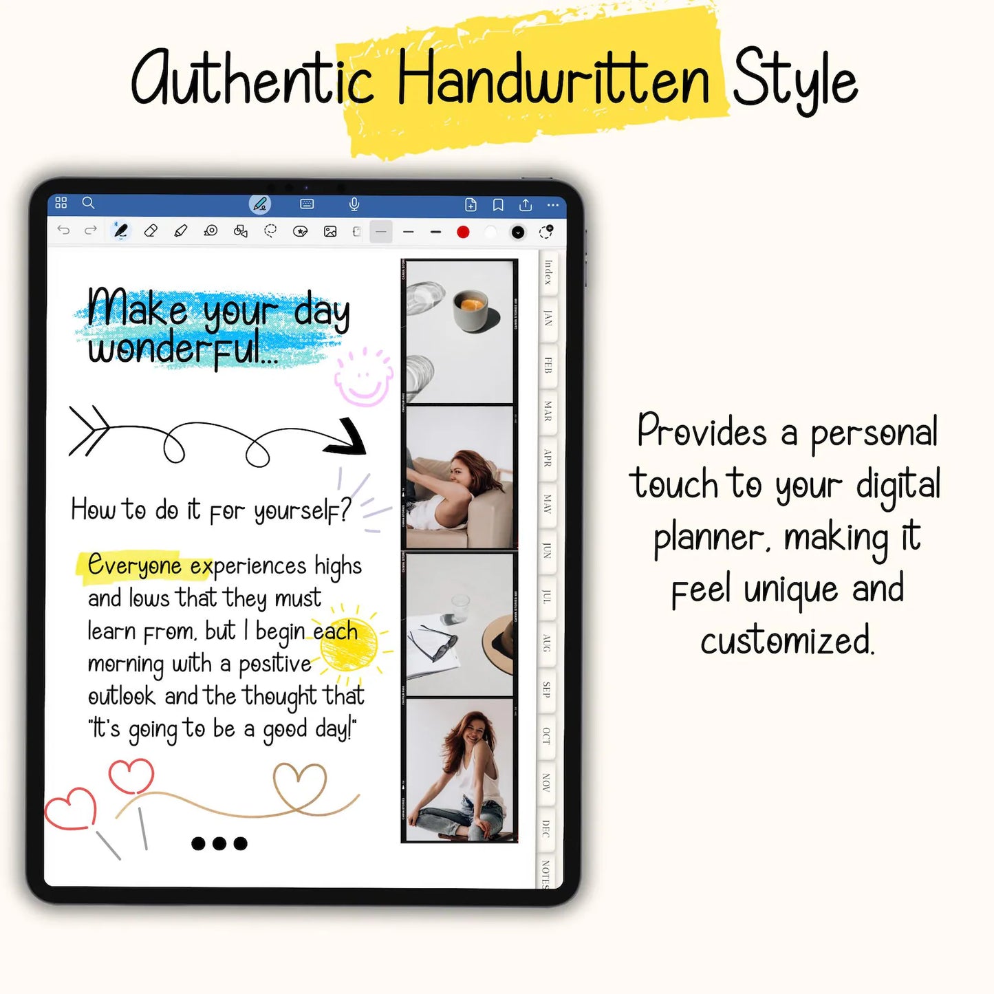 Handwritten Fonts for Digital Planners | TTF & OTF Formats