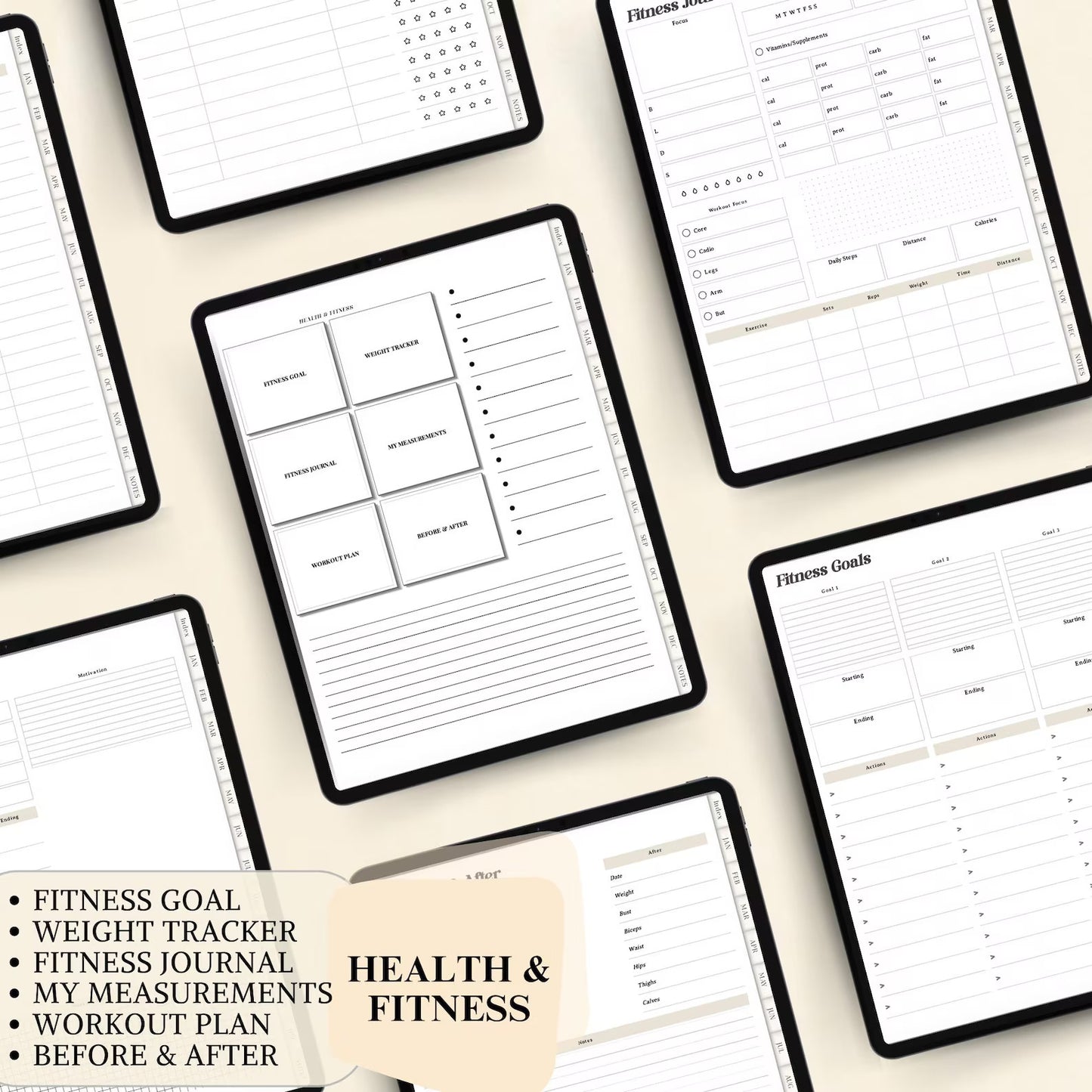 Ultimate ADHD Digital Planner | Customizable & Undated