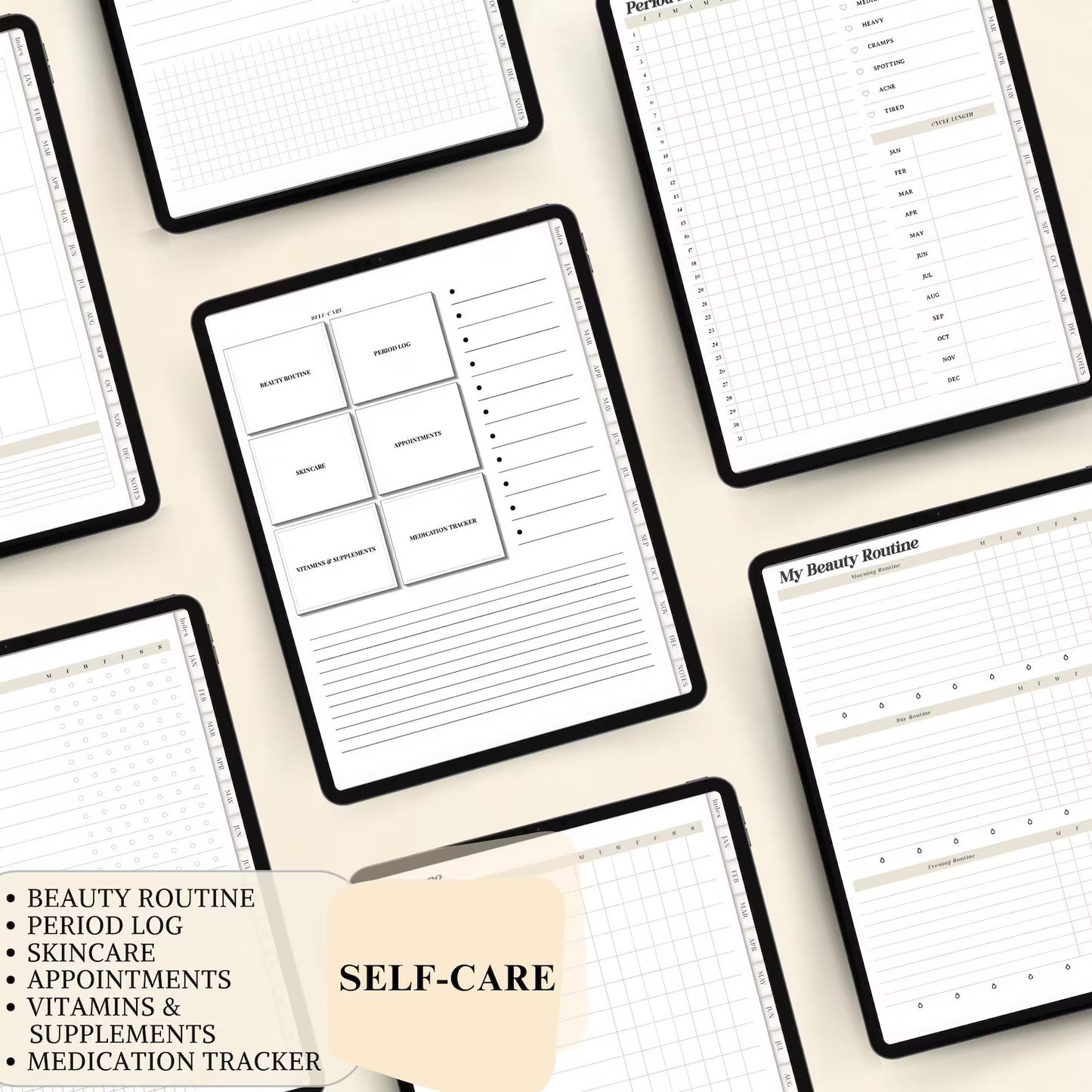 Ultimate ADHD Digital Planner | Customizable & Undated