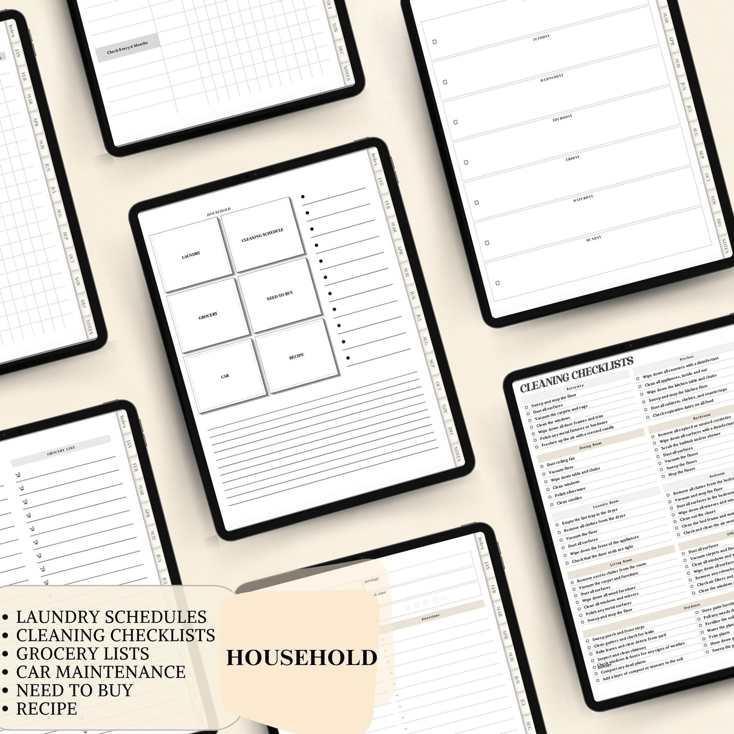 Ultimate ADHD Digital Planner | Customizable & Undated