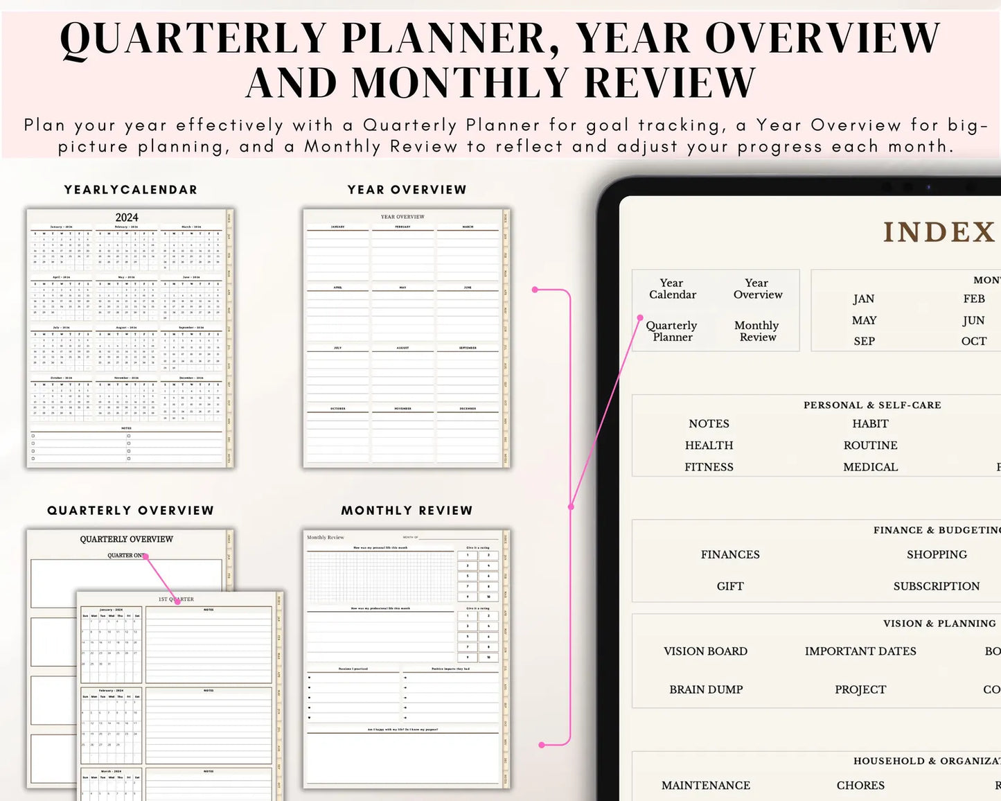 Ultimate Digital Planner | Your All-in-One Organization Tool