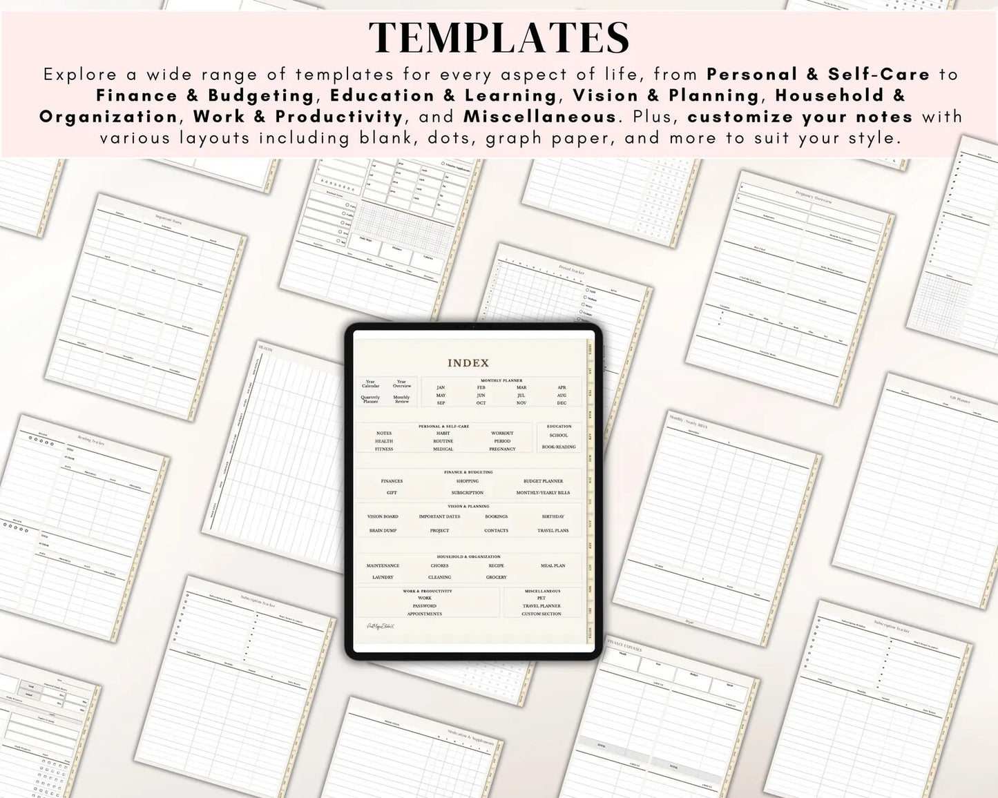 Ultimate Digital Planner | Your All-in-One Organization Tool