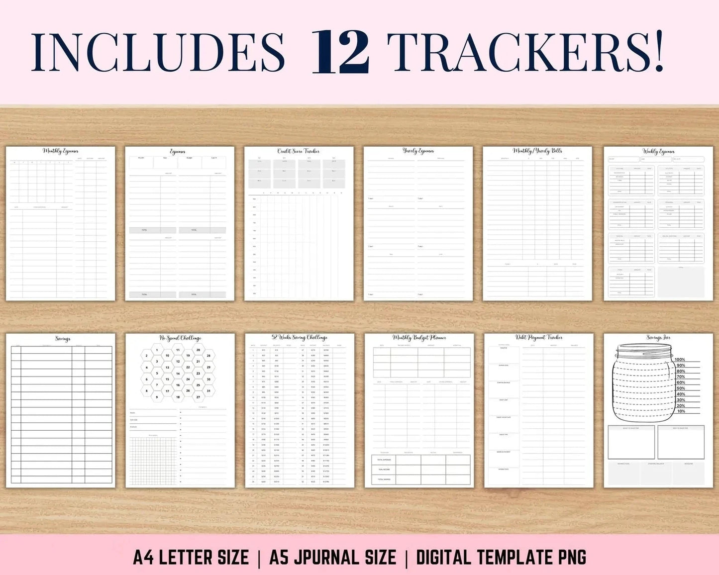 Finance Trackers | Printable & Digital Templates for Budgeting